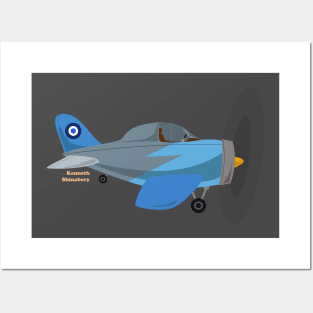 Sparky Plane Posters and Art